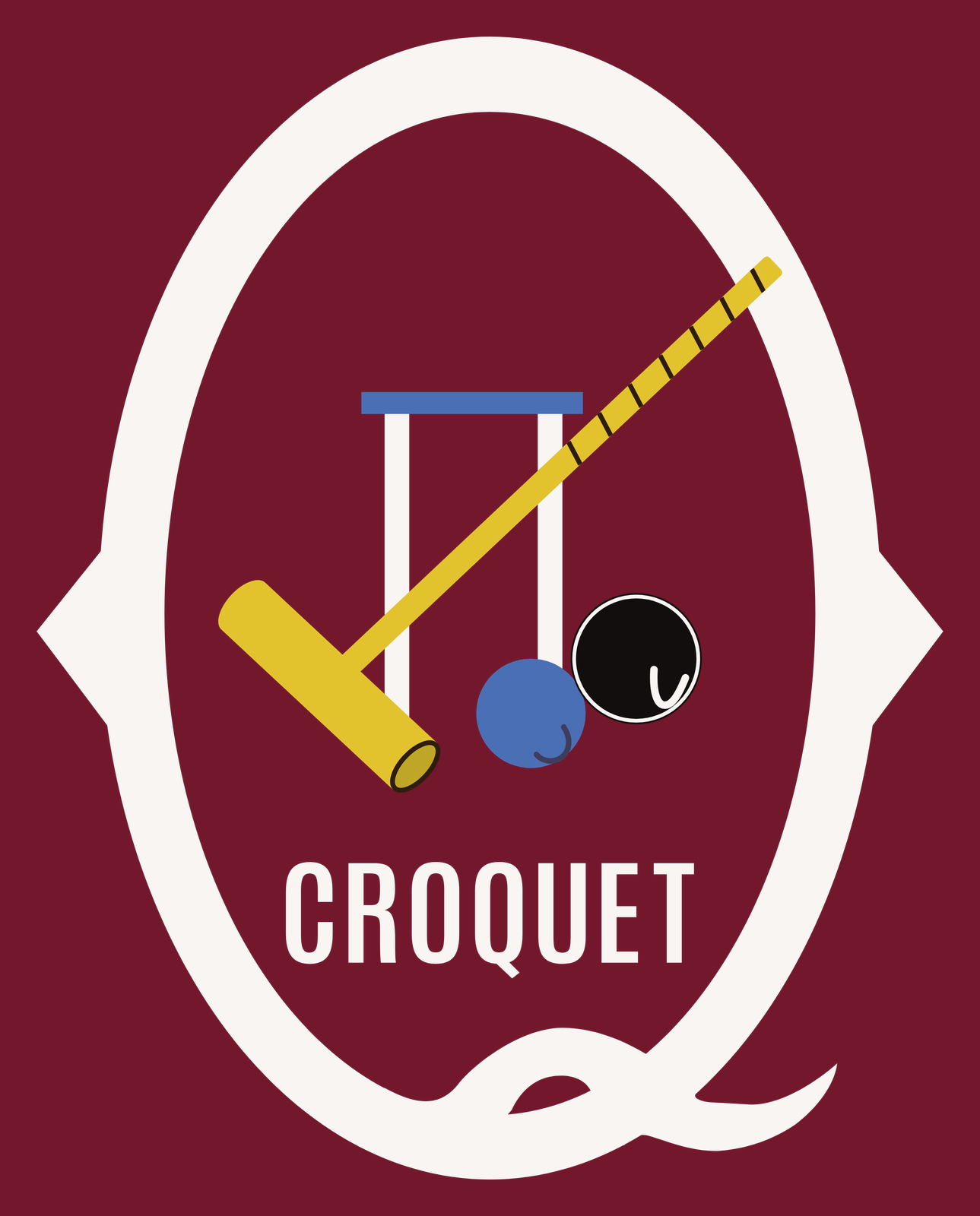 CAQ Heritage Logo, maroon