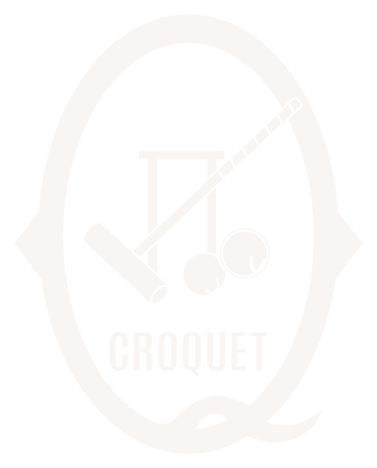 CAQ Heritage Logo, one colour, for dark