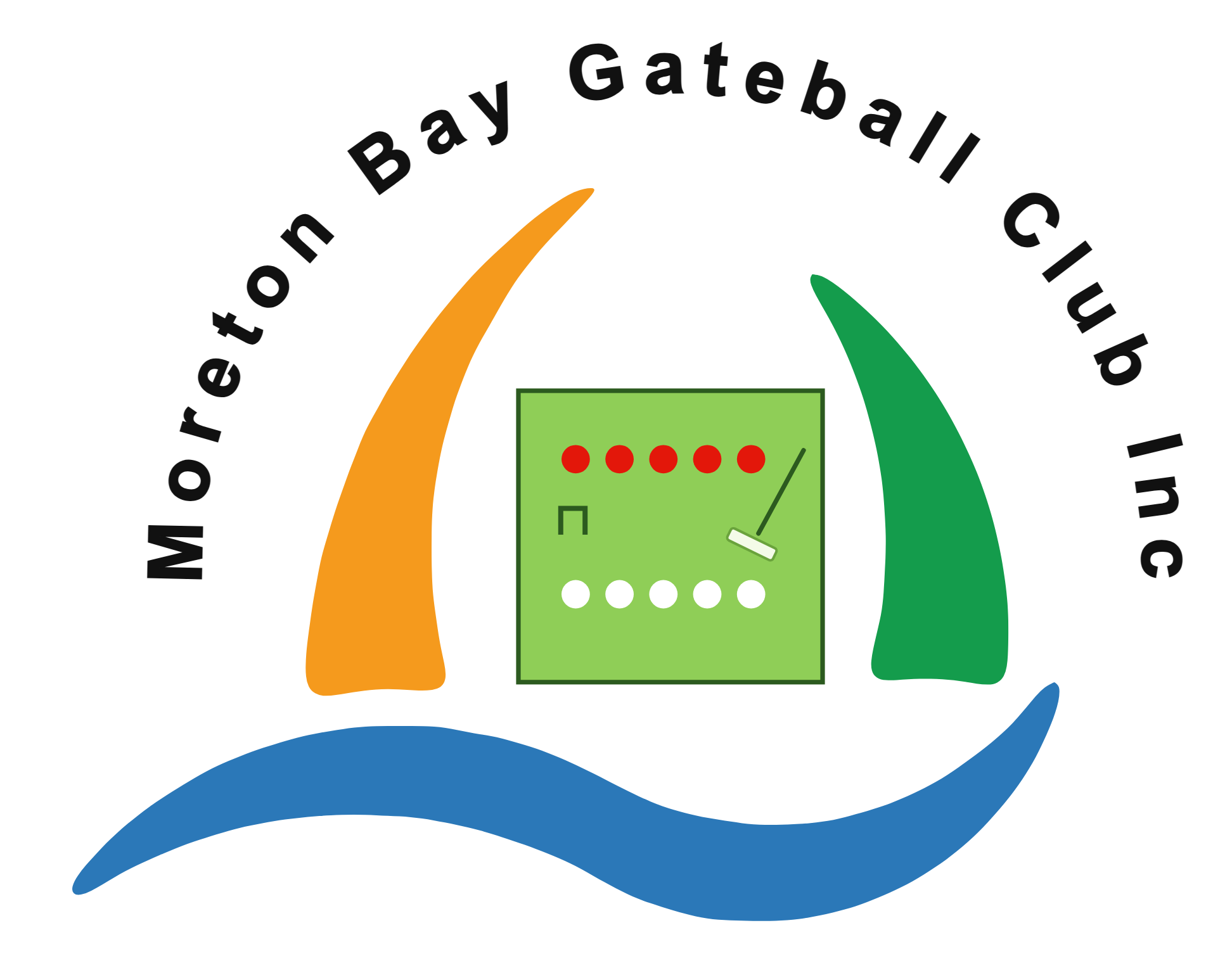 Moreton Bay Gateball logo after