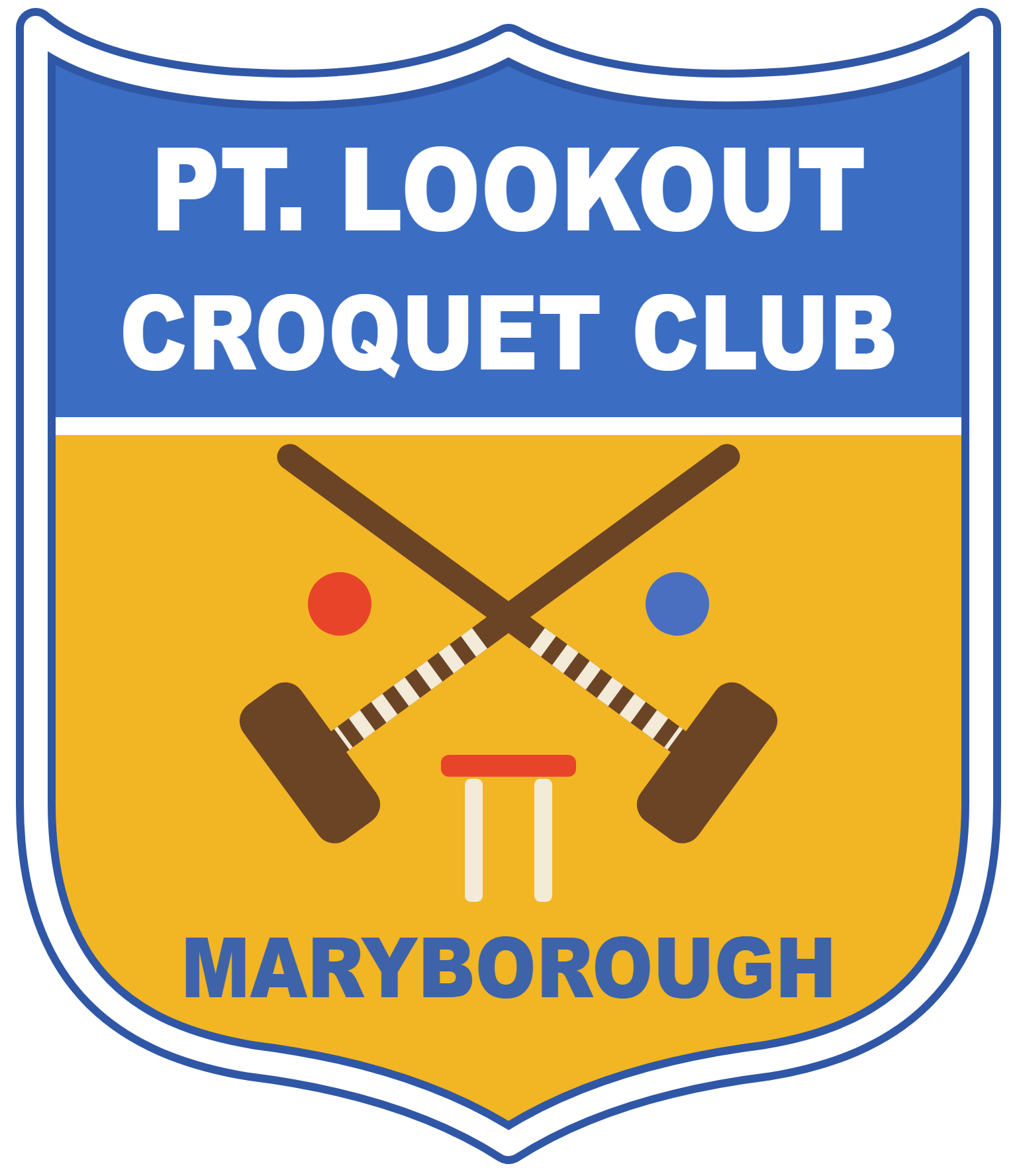 Point Lookout shield logo on off-white