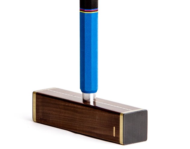A quality Gryphon croquet mallet by Oakley Woods