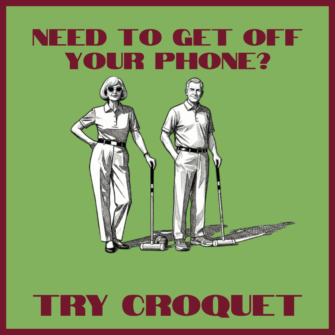 New Wide Bay Garden ad, hook B: 'Need to get off your phone?'